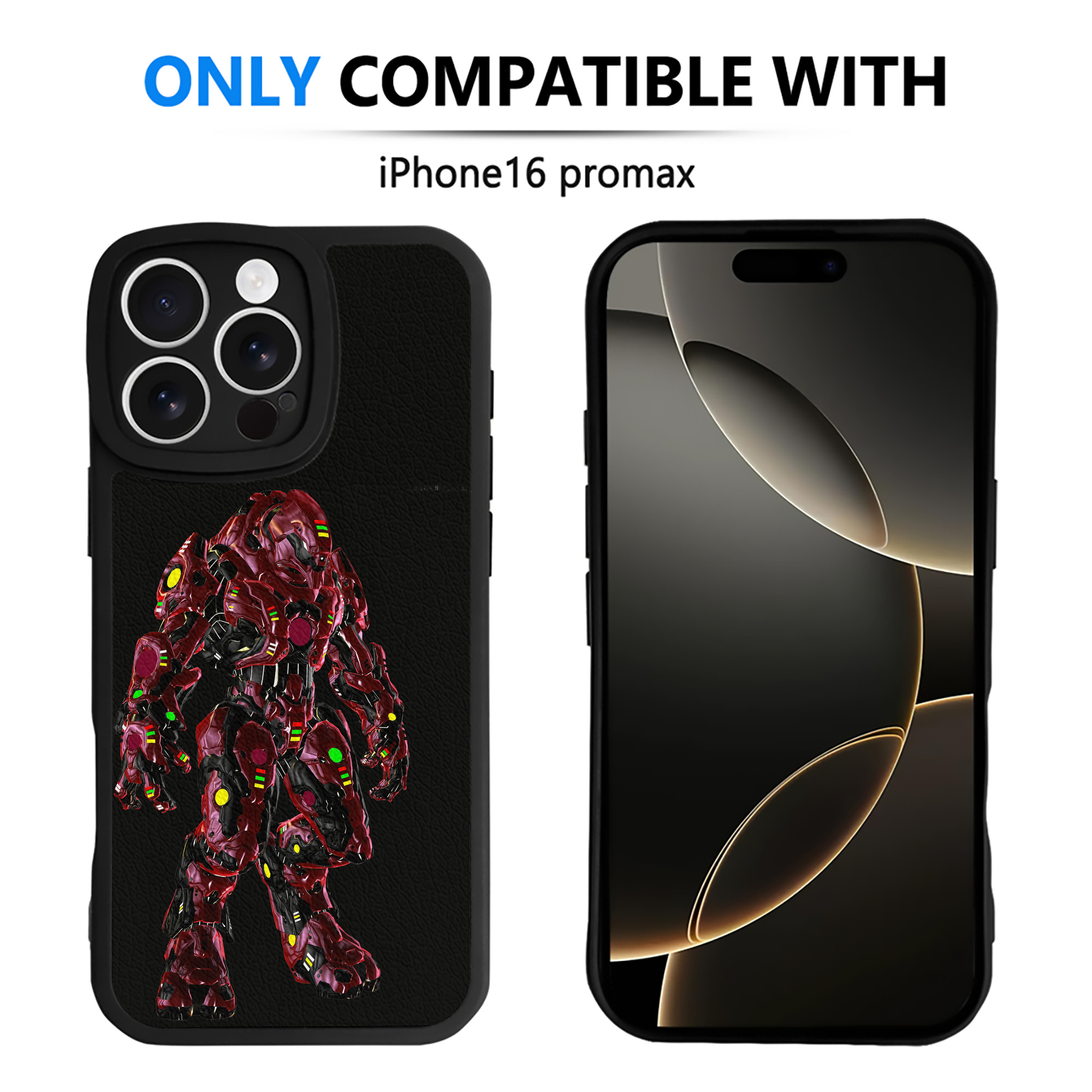 （画像用） Transformers トランスフォーマー 【iPhone 16シリーズ対応】シリコンスマホケース（レザー調） 材質：シリコン